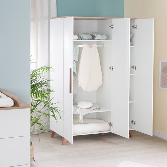 Chambre d'enfant 'Ole' incl. lit bébé/enfant 70x140, armoire & commode à langer