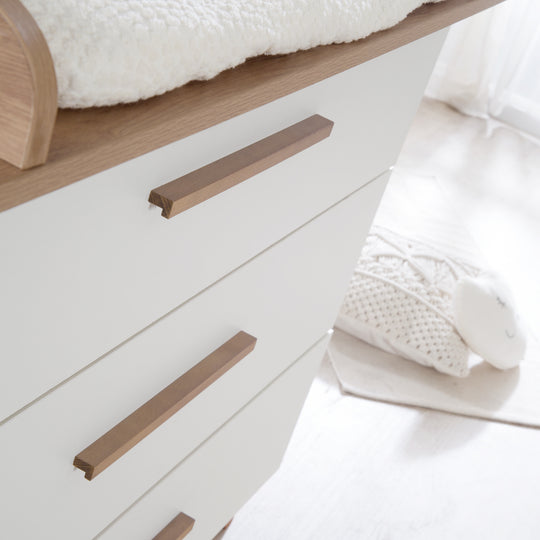 Chambre d'enfant 'Ole' incl. lit bébé/enfant 70x140, armoire & commode à langer