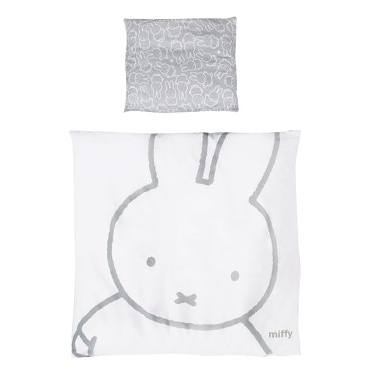 Set berceau complet 'miffy®', 40 x 90 cm, blanc, fonction de verrouillage, incl. accessoires