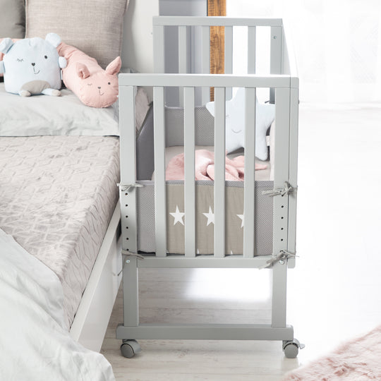 Cuna colecho 'safe asleep®' 3 en 1 con colchón y protector 'Little Stars'