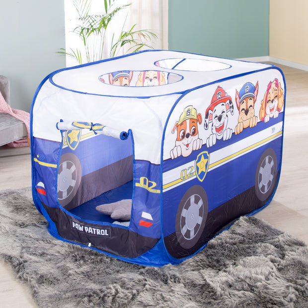Pop-Up Play Tent 'Paw Patrol' - Car-shaped Tent with Automatic Folding Function