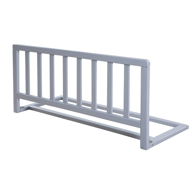 Bed Rail 90 cm - Secure Wooden Guardrail - Taupe