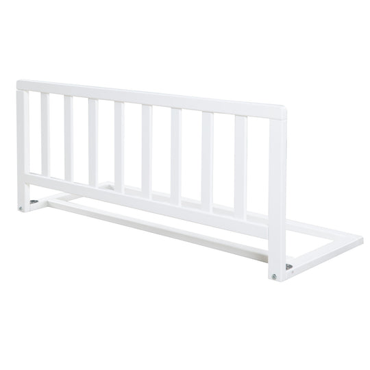 Barrière de lit 90 cm - Barrière de sécurité en bois - Laquée blanc