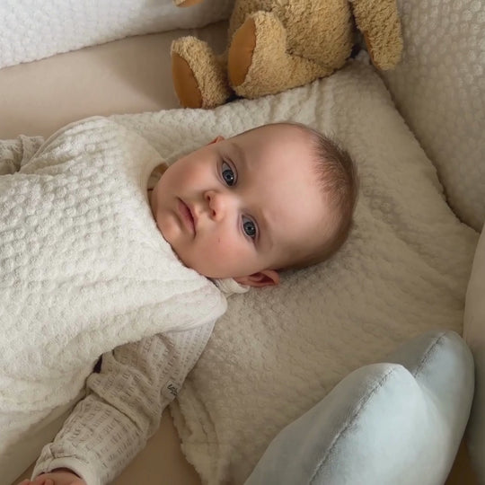 Schlafsack 70 - 90 cm 'Seashells Oyster' - Bio-Baumwolle - GOTS & Oeko-Tex zertifiziert