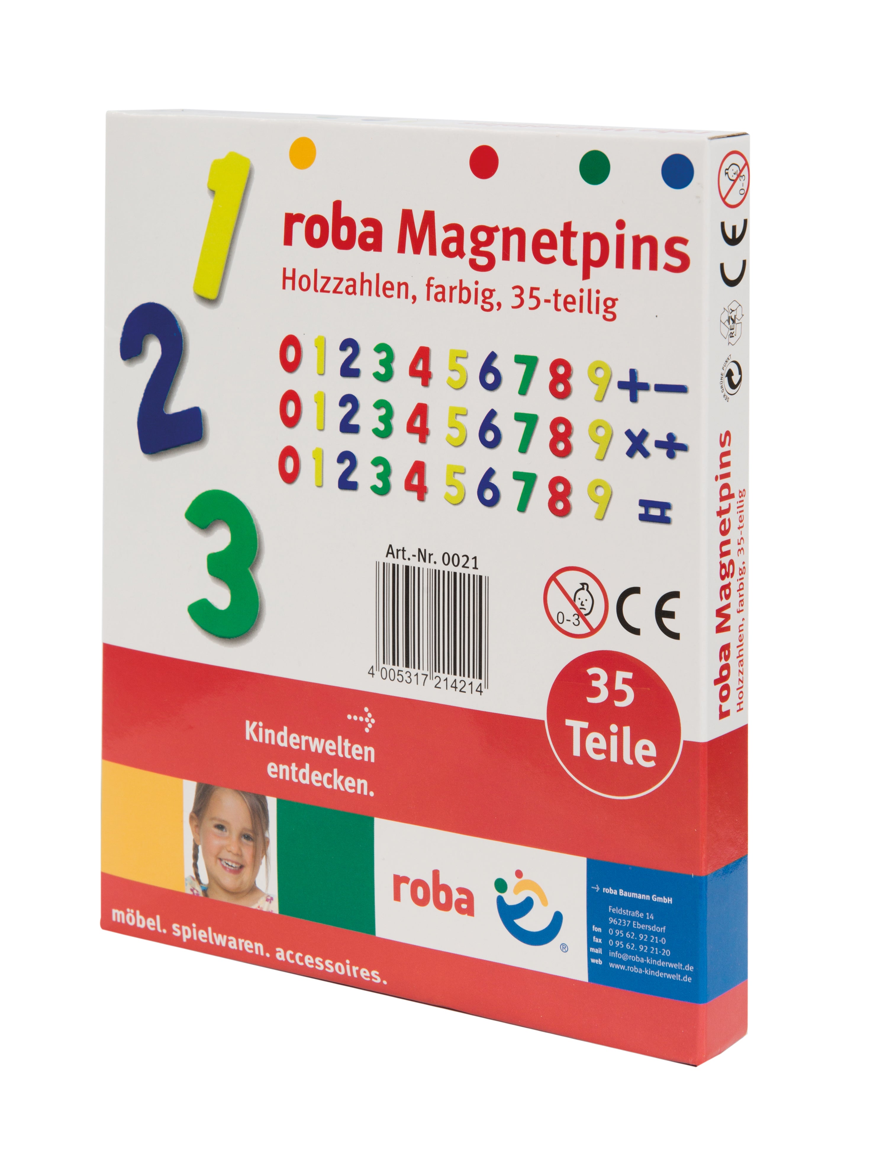 Zimrobin Dipingi con i numeri a partire dai 5 6 7 anni ragazza e ragazzo, dipingi con i numeri, per bambini con cornice, 3 pennelli e colori acrilici, 18 x 24 cm