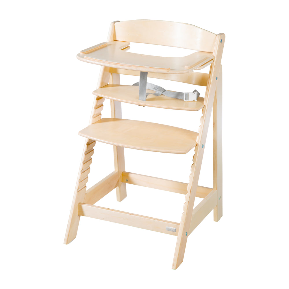 Bandeja para comer para 'Sit Up Flex' - Compatible con sistema de cinturones y almohadillas - Madera natural