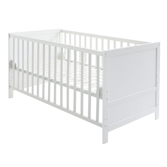 Ensemble de lit complet  'Sternenzauber' 70 x 140 cm, blanc, avec linge de lit, baldaquin, nid et matelas