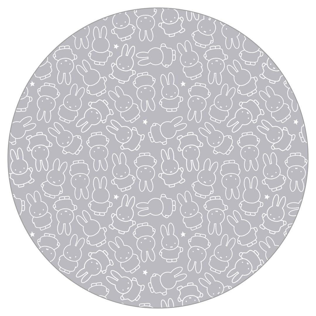 Parque 'miffy®', hexagonal, 3 alturas ajustables, incluye almohadilla protectora y ruedas con freno, blanco