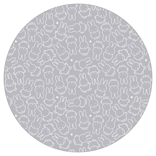 Parque 'miffy®', hexagonal, 3 alturas ajustables, incluye almohadilla protectora y ruedas con freno, blanco
