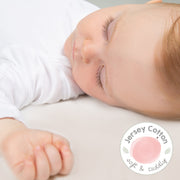 Lenzuolo per materassi per bambini "safe asleep®", single jersey, 100% cotone, bianco canadese