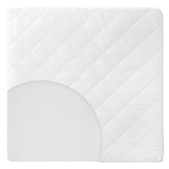 Materasso grille da corsa, per griglia da corsa 100 x 100 cm, materasso stabile da corsa bianco, trapuntato