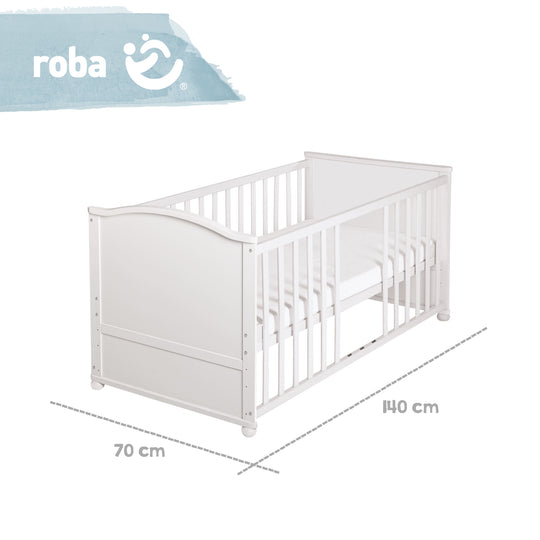 Set letto completo 'Adam & Owl', 70 x 140 cm, trasformabile, incl. Biancheria da letto, baldacchino, nido e materasso