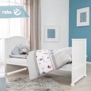 Bed set 'Adam & Owl', 70 x 140 cm, convertible, incl. bed linen, canopy, nest & mattress