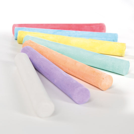 Schreib- & Maltafel magnetisch, weiß,  liniert, inkl. Kreide, Holzmagnetzahlen & -buchstaben