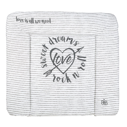 Wickelauflage 'Rock Star Baby 3', 85 x 75 cm, weiche Wickelunterlage, PU beschichtet