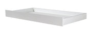 Universal bed box, wood, with castors, white, fits under baby & combi children's beds