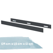 Conversion rails 'Universal', anthracite, for combination cots for conversion to junior beds