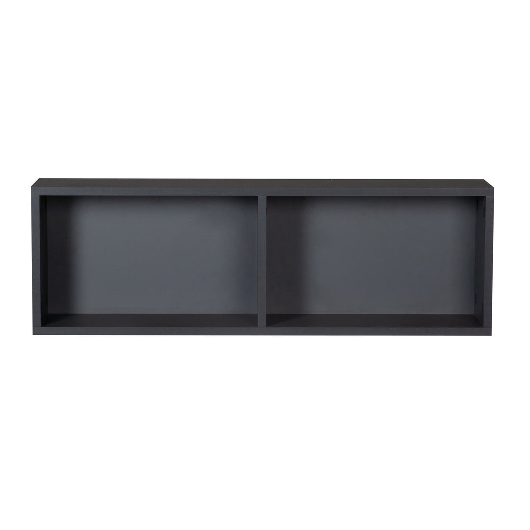 Universal-Wandregal anthrazit, Einrichtungsregal für den Platz über der Wickelkommode