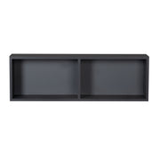 Universal wall shelf, anthracite, furnishing shelf for the space above the baby changing unit