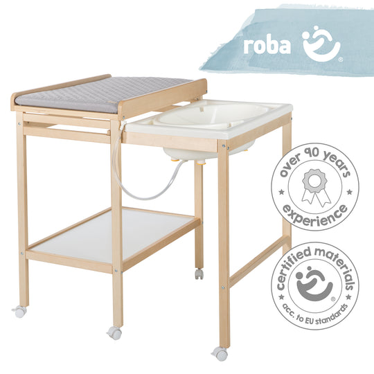 Bath-Changing Combination 'Baby Pool' Bicolor Including Changing Mat 'roba Style'