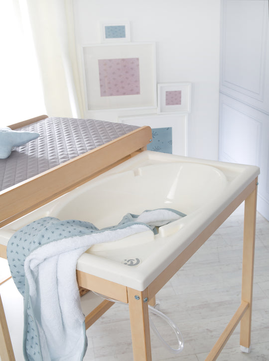 Bath-Changing Combination 'Baby Pool' Bicolor Including Changing Mat 'roba Style'