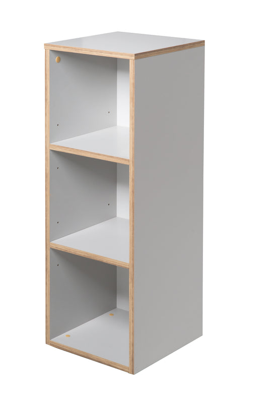 Estante lateral 'Caro', adecuado debajo de la cómoda de cambio 'Caro', para habitación de bebé y niños, gris claro