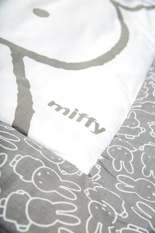 Krabbeldecke 'miffy®', 100 x 100 cm, Spiel-/ Laufgittereinlage, 100 % Baumwolle