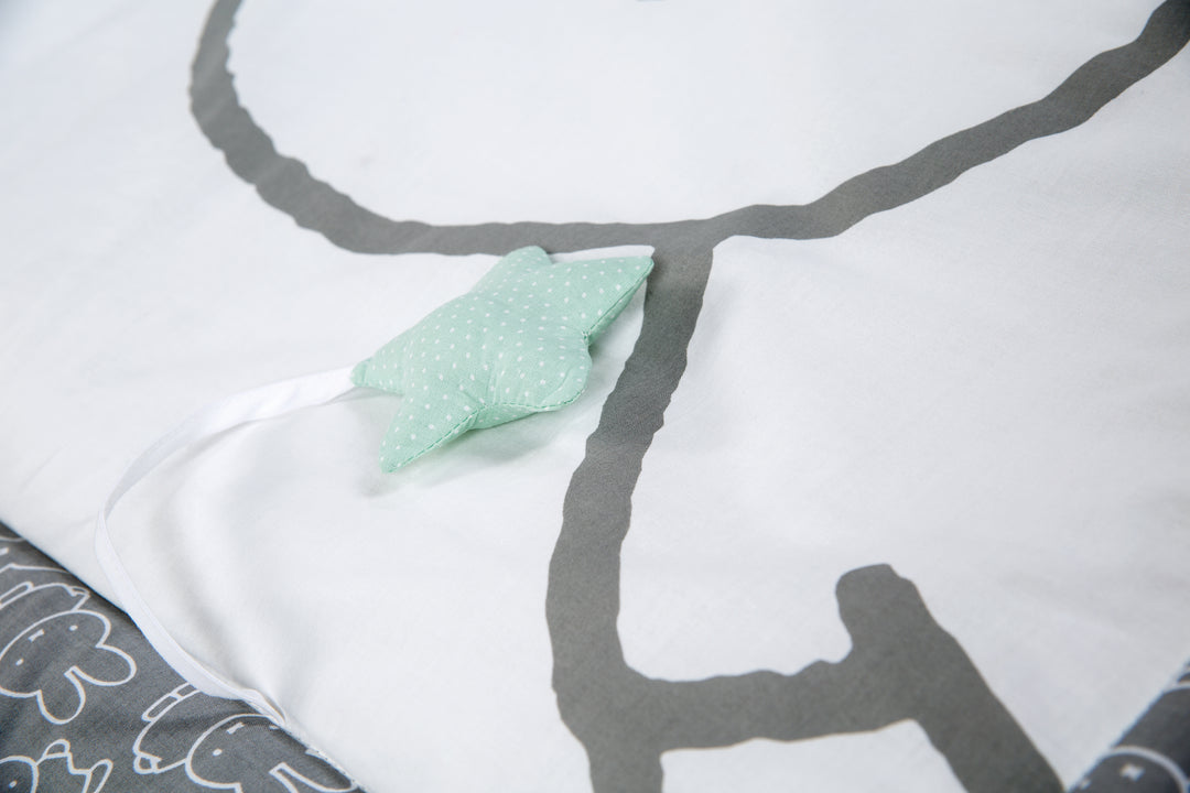 Krabbeldecke 'miffy®', 100 x 100 cm, Spiel-/ Laufgittereinlage, 100 % Baumwolle