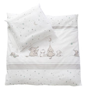 Weighing set 'Star Magic', 2-pieces, reversible bed linen 80 x 80 cm, 100% cotton