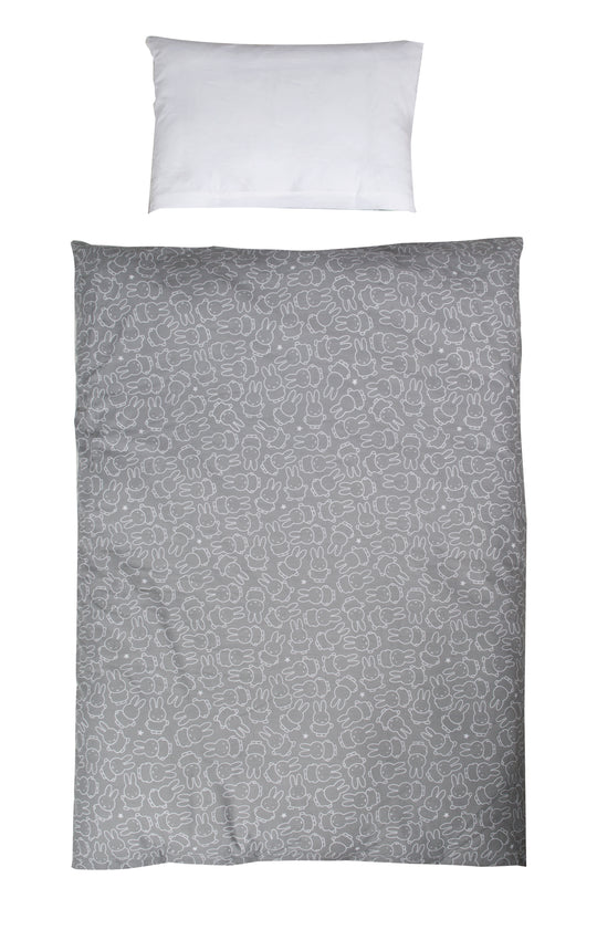 Ropa de cama reversible 'miffy®', 2 piezas, para cama infantil 100 x 135 cm, 100% algodón