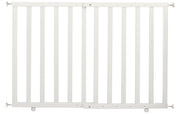 Türschutzgitter zum Klemmen, weiß, Breite 62 - 106 cm, Treppengitter für Kinder und Haustiere