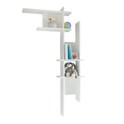 Wall shelf set of 3 'Nordic weiss', variable combination, furnishing shelf in baby & children's room