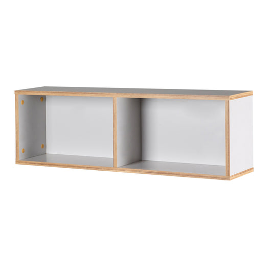 Estante de pared 'Caro', para la cómoda 'Caro', estante colgante para habitación infantil, gris claro / roble dorado