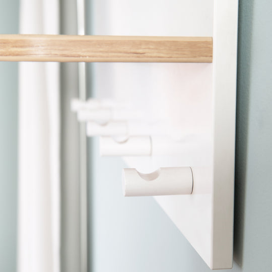 Wandgardarobe 'Ava‘ mit Ablage & 5 Garderobenhaken, HxBxT: 28,5 x 90 x 16,5 cm