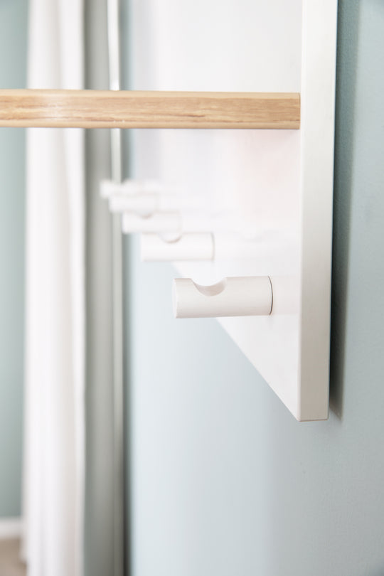 Wandgardarobe 'Ava‘ mit Ablage & 5 Garderobenhaken, HxBxT: 28,5 x 90 x 16,5 cm