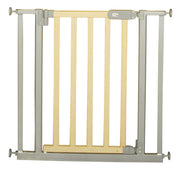 Cancello di protezione per porta, legno / metallo, larghezza 77-86 cm, griglia per porte e scale per bambini e animali domestici