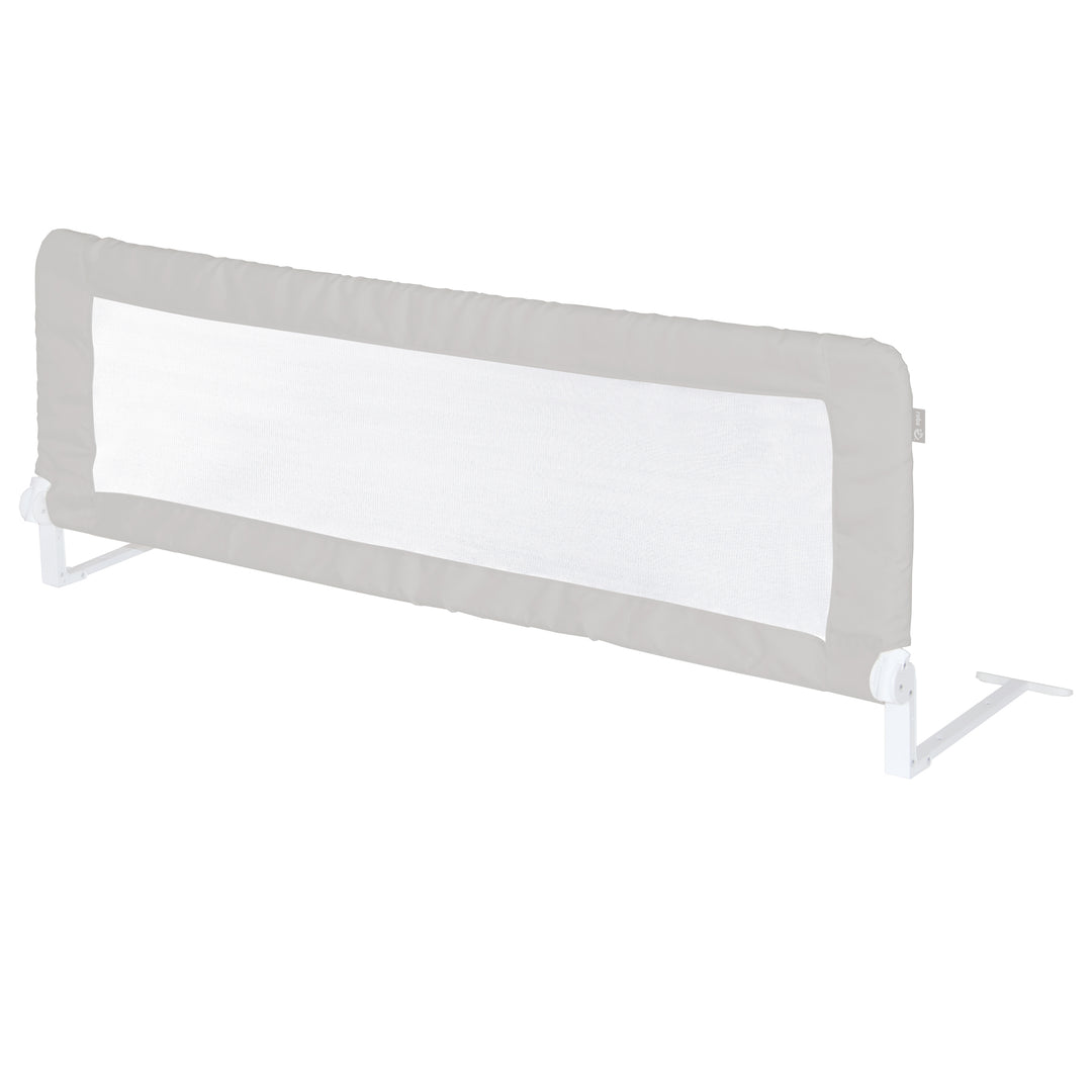 Barrière de lit antichute 'Klipp-Klapp' 100 - 150 cm - Protection rabattable pour bébés et enfants - Gris