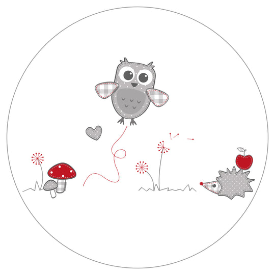 Room Bed 'Adam & Owl', 60 x 120 cm, Co-Sleeping Bed, Complete Equipment
