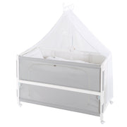 Room Bed 'Fox & Bunny', 60 x 120 cm, height adjustable, extra bed for parents' bed with complete equipment