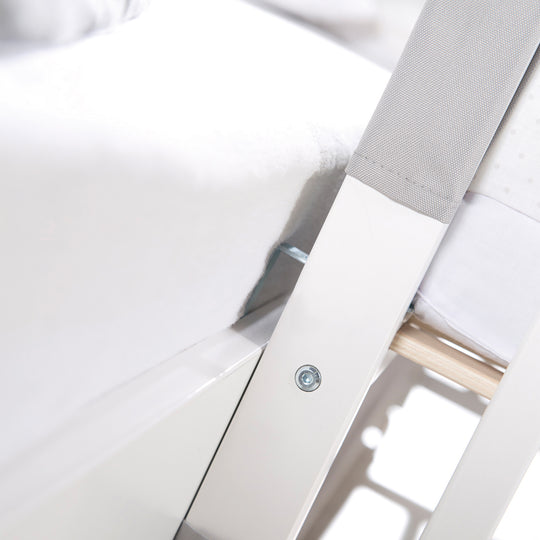 Room Bed 'Fox & Bunny', 60 x 120 cm, Adjustable Height, Co-Sleeping Bed with Complete Equipment