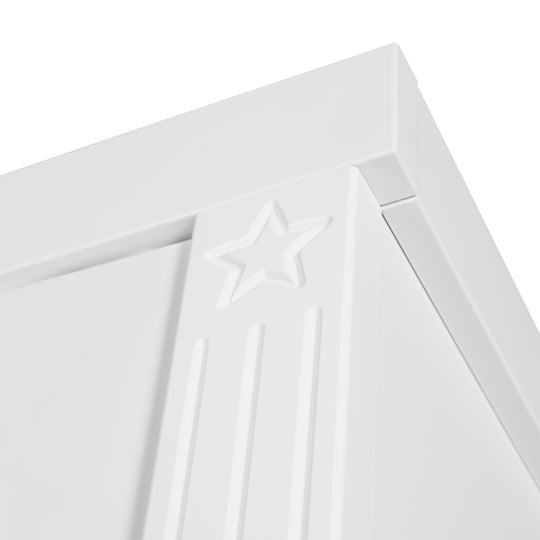 Set de meuble 'Maxi', incl. lit bébé 70 x 140 cm, commode à langer et armoire 3 portes, blanc