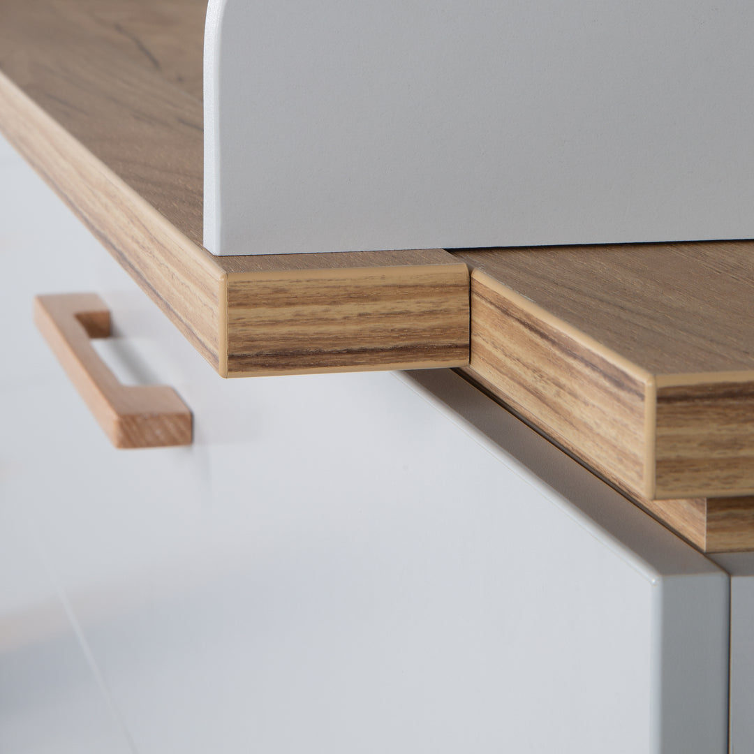 Commode 'Caro' avec table à langer, 3 tiroirs, fermeture progressive, hauteur à langer 94 cm