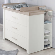 Changing Unit 'Lucy' with changing attachment, 3 soft-close drawers, changing height 90 cm