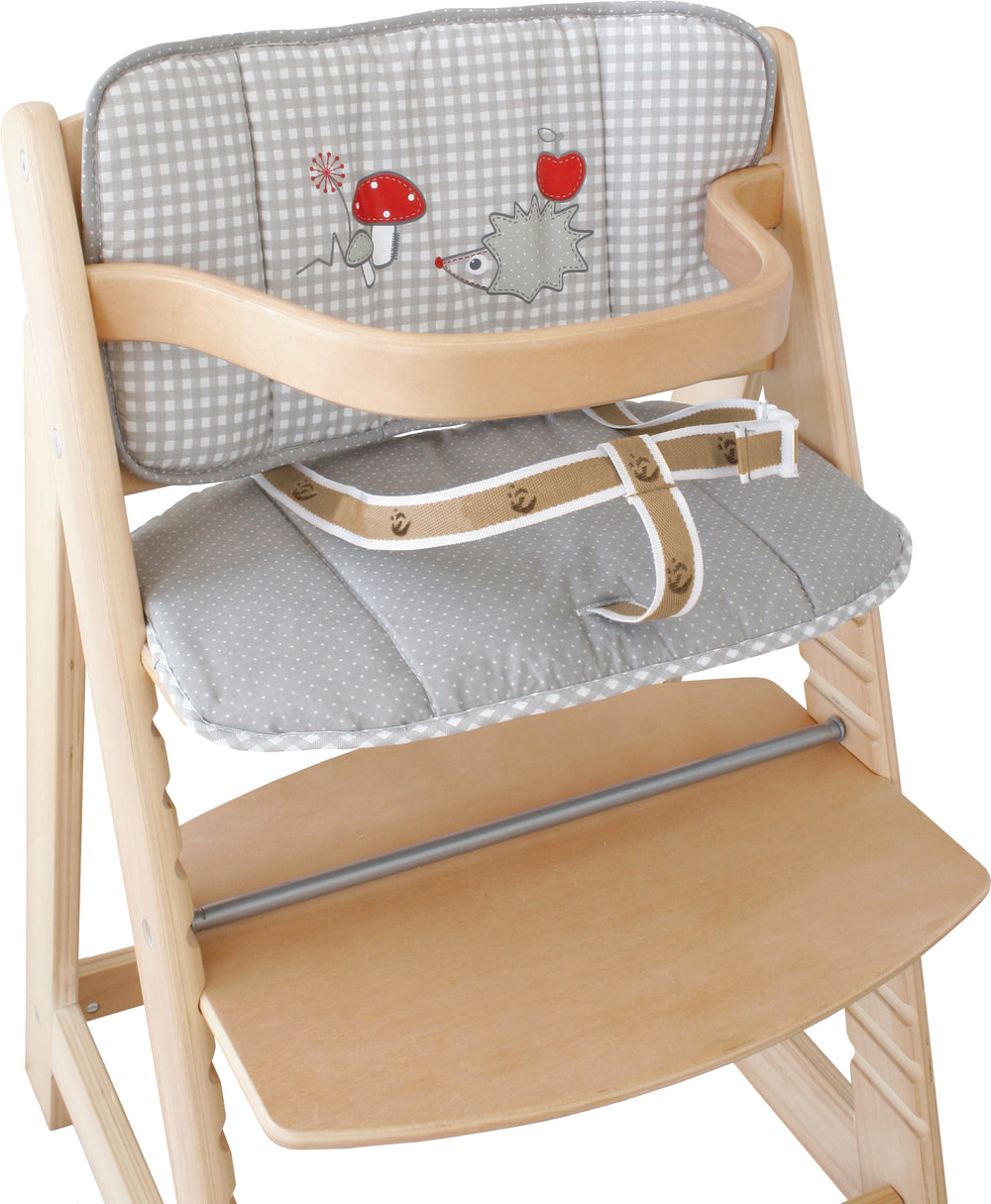 Sitzverkleinerer 'Adam & Eule', 2-teilige Hochstuhleinlage/ Sitzkissen für Treppenhochstühle