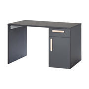 Desk 'Jara' - Can be set up in reverse - Anthracite - Solid beech handles
