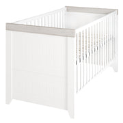 Convertible cot 'Wilma' 70x140 cm, 3-height positions, incl. 3 removable rungs