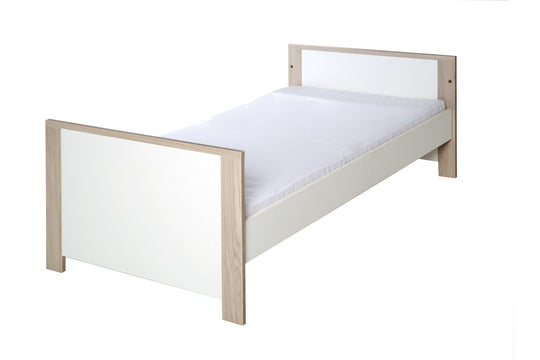 Convertible Children's Bed 'Olaf', 70 x 140 cm, Adjustable, 3 Slip Bars, Convertible