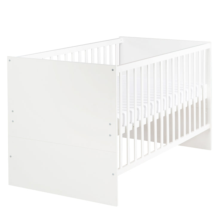 Convertible Cot 'Anton' 70x140, convertible, incl. conversion adapters, 3-fold height adjustable, 3 slip rungs