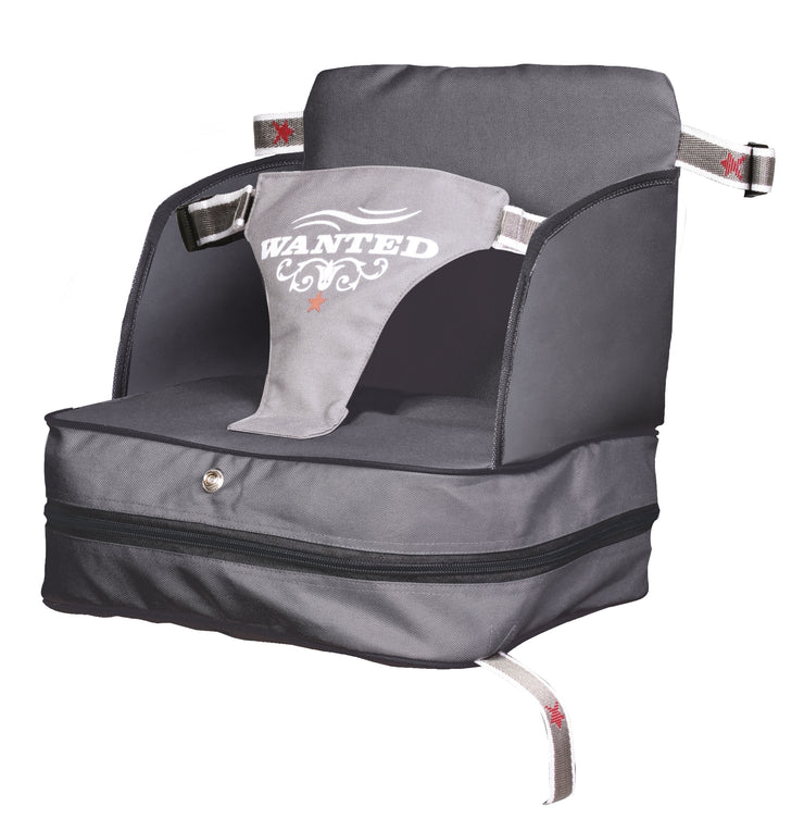 Booster seat 'Rock Star Baby', inflatable seat with raised side panels, seat increase for home and on the go