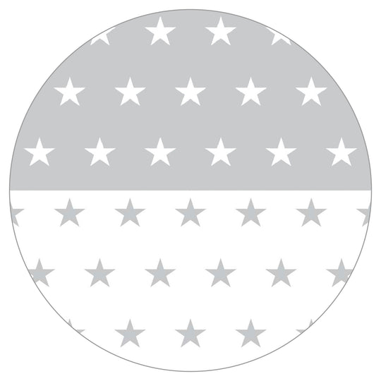 Set lit complet 'Little Stars', 70 x 140 cm, blanc, incl. draps, baldaquin, nid et matelas